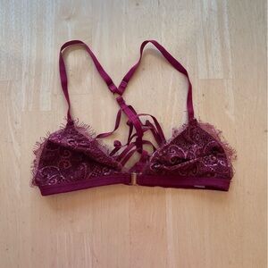 Love Loren Catrina Bralette - burgundy